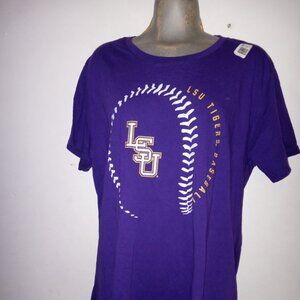 LSU Tigers Baseball T-shirt Brand New Without tag XL TG EG